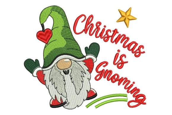Christmas is Gnoming Embroidery Review