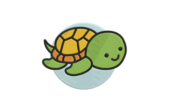 Cute Sea Animal Turtle Cartoon