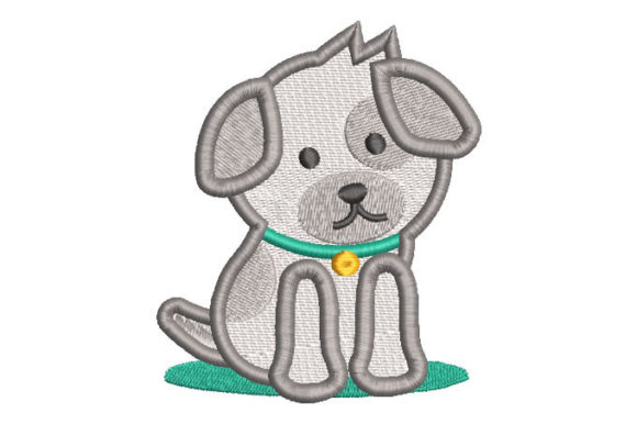 Dog Puppy with Collar Embroidery Review