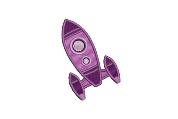 Purple Spaceship Embroidery Review